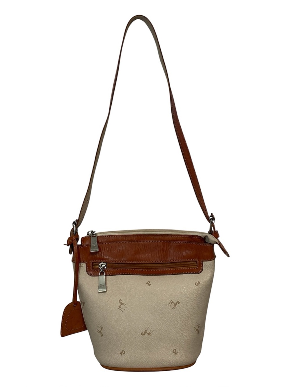 PETUSCO Equestrian Mini Bucket Leather Shoulder Bag